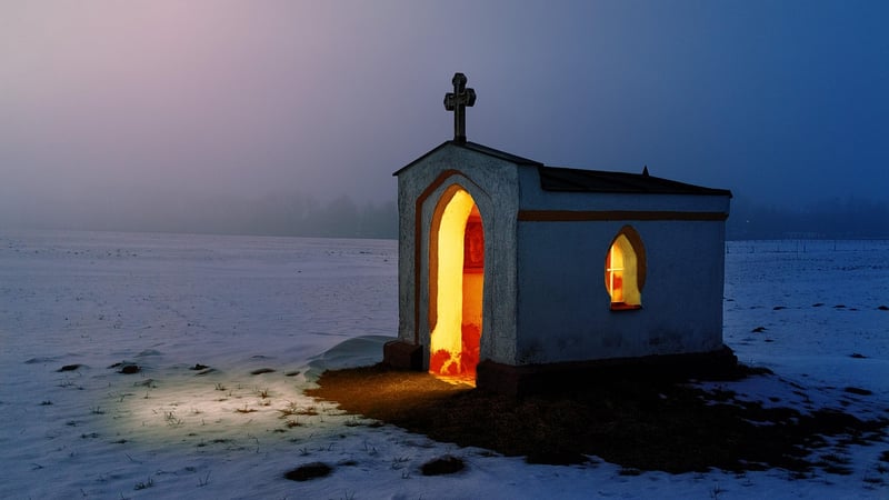 Quaint Chapel in the Woods